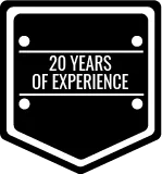 20 years of experience